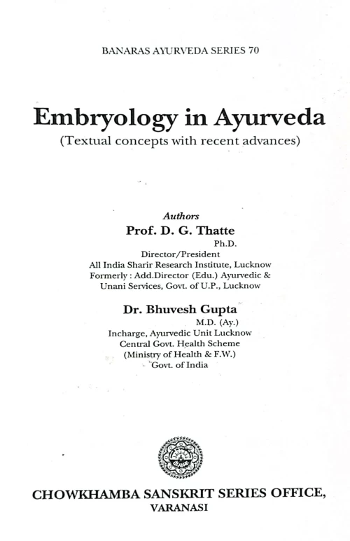 Embryology In Ayurveda